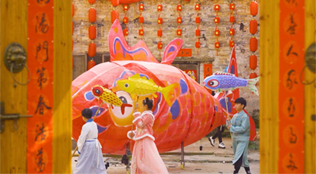 安徽宁国：&ldquo;三灯&rdquo;贺新年 古镇年味浓